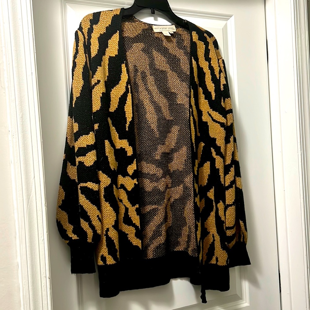 Saltwater Luxe Animal Print Cardigan